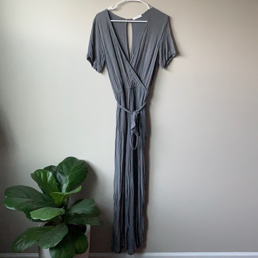 Gray jumpsuit